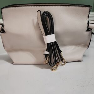 Source Unknown Elegant Cream Crossbody Bag